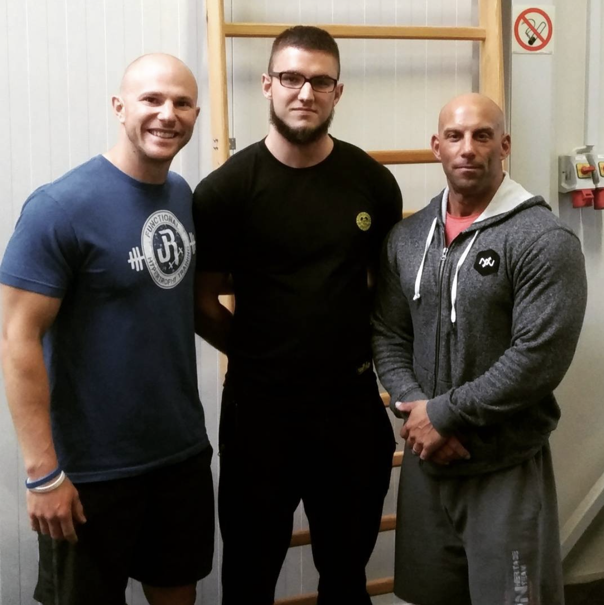 Przemek Kłopotowski z Johnem Rusinem i Christianem Thibaudeau