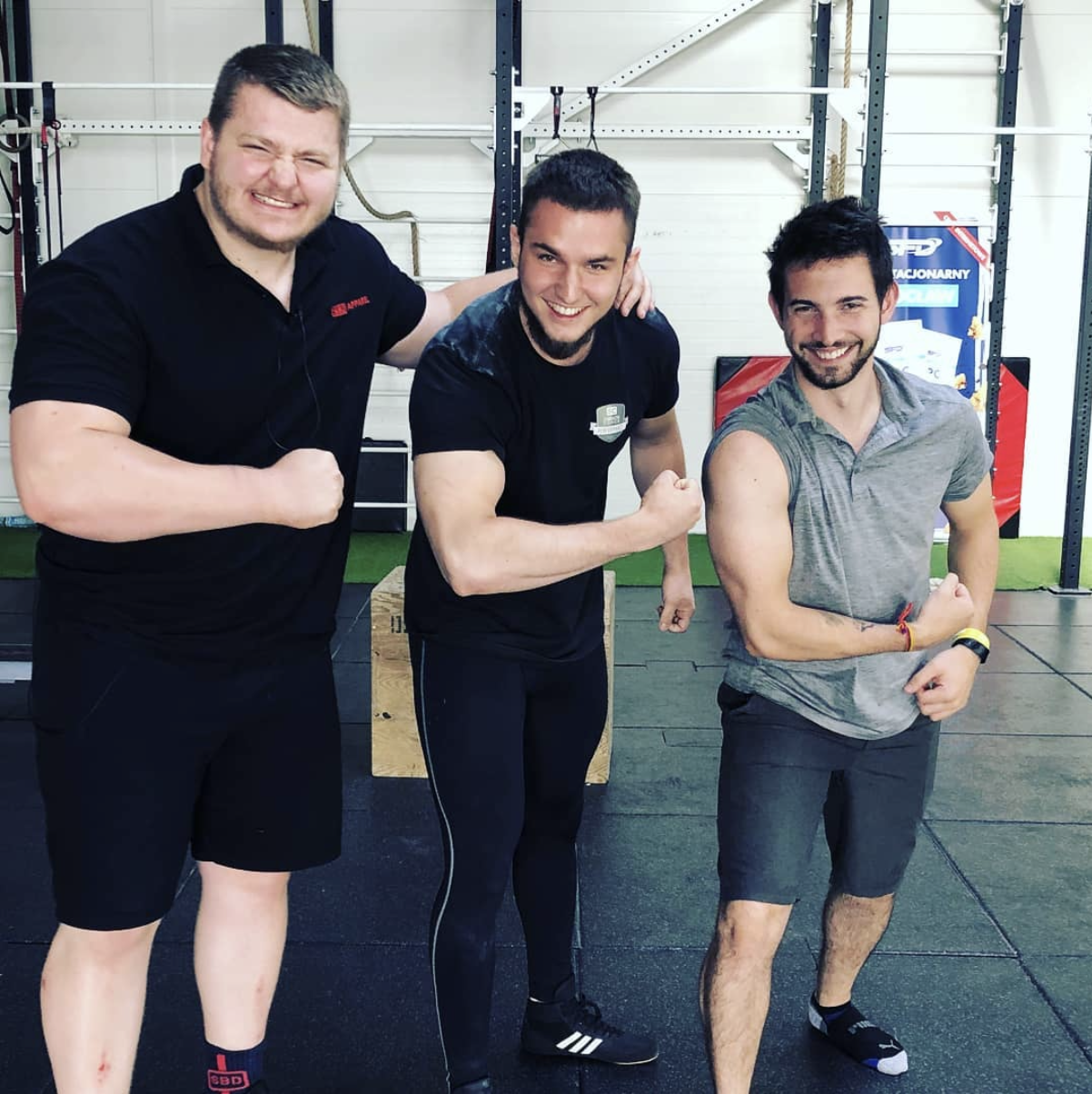 Przemek Kłopotowski na szkoleniu przygotowania motorycznego S&C