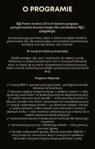 Podglad planu BJJ Power System 2.0