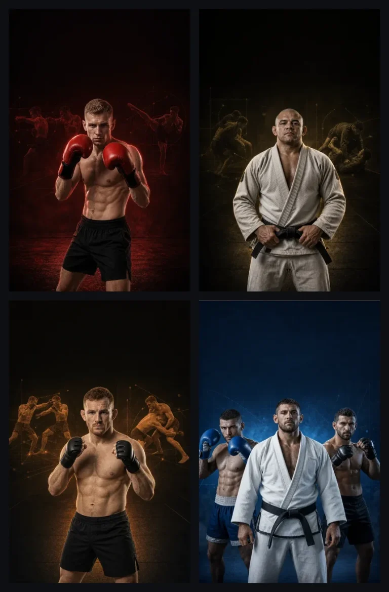 Zestaw Plany 2.0 — cztery plany: Striker, BJJ, MMA i Basic